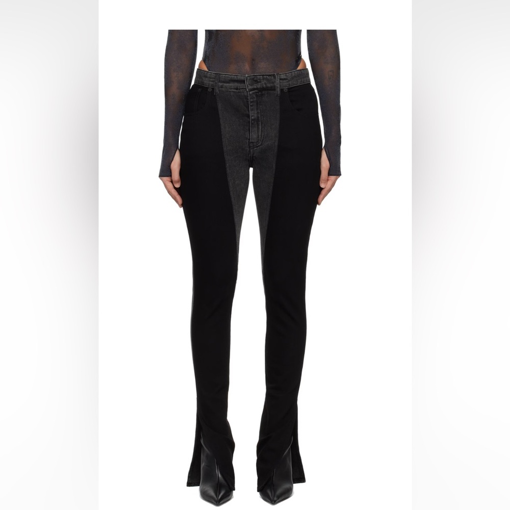 Mugler skinny jeans in black